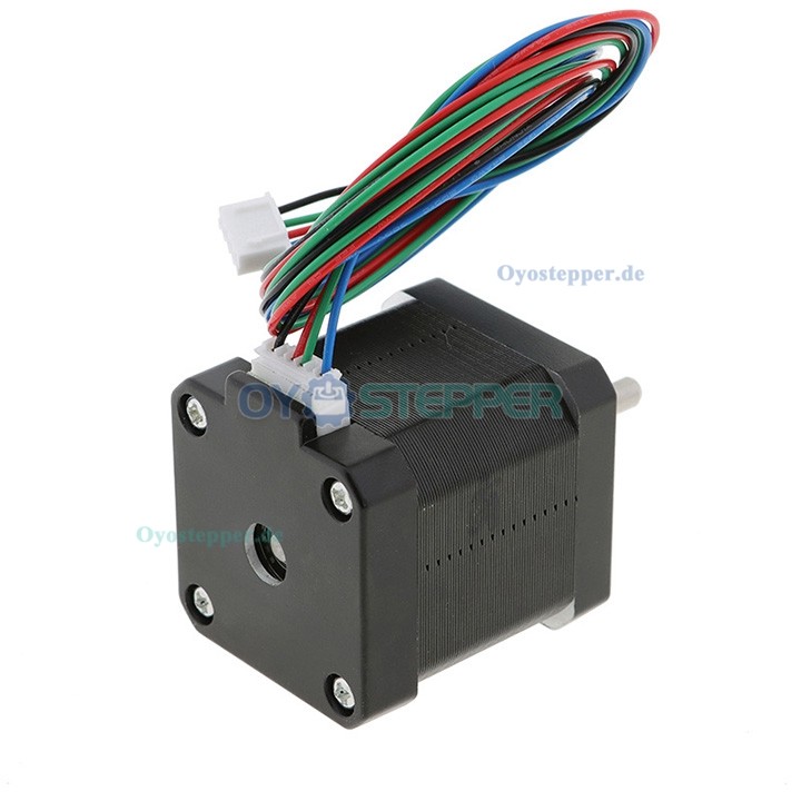 OUKEDA NEMA 17 Hochtemperatur-Schrittmotor, 1,8°, 60 Ncm, Isolationsklasse B (bis 180 °C)